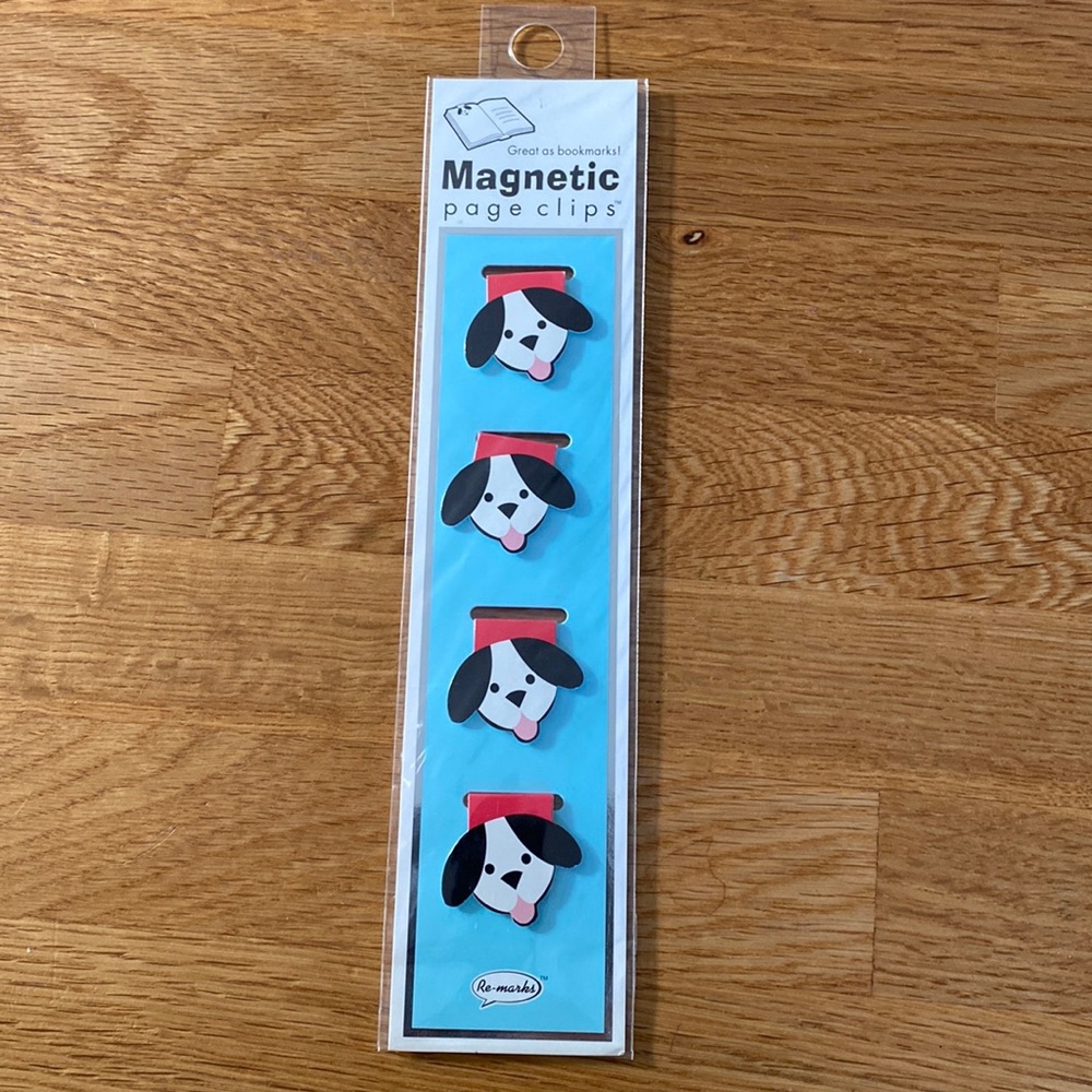 NWT DOG MAGNETIC BOOKMARKS